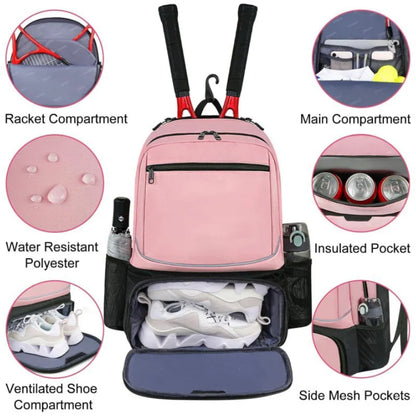 Pro-Rucksack für Padel & Tennis